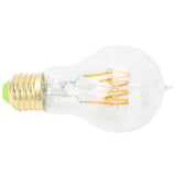 A60 Tipped Antique Bulb Dimmable LED Filament Lamp for Coffee Shop Retro Decoration Lamp 110V E27 Lamp Holder 4w Warm Light Transparent