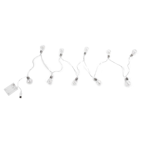 LED Light Strings Waterproof Copper Wire Lamp String E27 Bulb String Lights for Home Bedroom Decoration