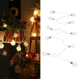 LED Light Strings Waterproof Copper Wire Lamp String E27 Bulb String Lights for Home Bedroom Decoration