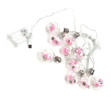 Light String 100LEDs Copper Wire Light String Artificial Rose E27 Bulb Children's Room Bedroom Decorative Lamp