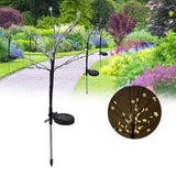 2PCS Solar Lawn Light LED Star Lawn Light Waterproof 2-Mode Courtyard Lamp for Garden Decorative