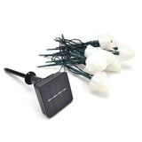Solar Mushroom Shaped Light String Waterproof Decorative Lamp with 12LEDs 2 Lighting Modes In Australia - Darrahopens