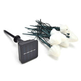 Solar Mushroom Shaped Light String Waterproof Decorative Lamp with 12LEDs 2 Lighting Modes In Australia - Darrahopens