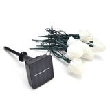 Solar Mushroom Shaped Light String Waterproof Decorative Lamp with 12LEDs 2 Lighting Modes In Australia - Darrahopens