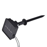 Solar Mushroom Shaped Light String Waterproof Decorative Lamp with 12LEDs 2 Lighting Modes