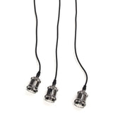 3 Arms Chandelier Lamp Holder Metal Retro Decoration Ceiling Light Socket for Home Dining Hall Bars