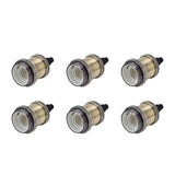 6 Pcs Lamp Holder Metal E26 E27 Screw Retro Lighting Base Accessories with Ground Aluminum ShellBlue Bronze In Australia - Darrahopens