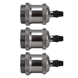 6 Pcs Lamp Holder Metal E26 E27 Screw Retro Lighting Base Accessories with Ground Aluminum ShellPearl Black In Australia - Darrahopens