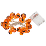 Halloween Pumpkin Lanterns String Battery Operated LED Pumpkin String Lights for Indoor Outdoor Halloween Decorations