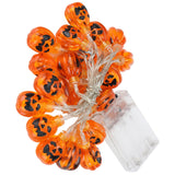 Halloween Pumpkin Lanterns String Battery Operated LED Pumpkin String Lights for Indoor Outdoor Halloween Decorations