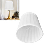 2Pcs Small Lamp Shades Wearproof Smooth Exquisite Lightweight Safe Convenient Table Lampshade0205 White