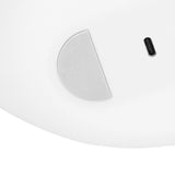 Silicone Night Light USB Charging Cute Whale Shaped Tap Lamp with 3 Lighting Modes 3H Timing Function White
