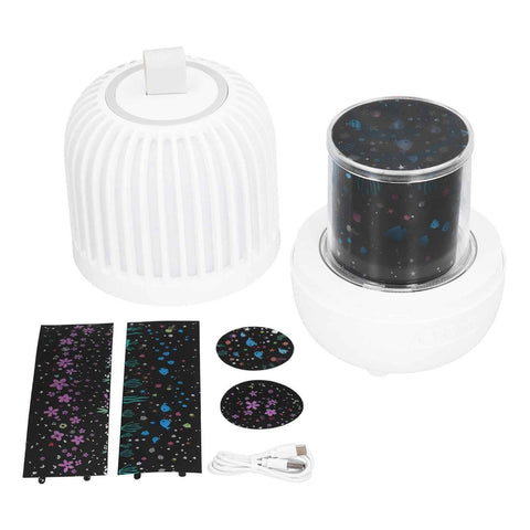 Star LED Projector Lamp USB Charging Rotatable Music Projection Light for Kids Home In Australia - Darrahopens