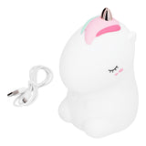 LED Animal Night Light USB Charging Silicone Cute Color Changing Lamp for Bedroom Home In Australia - Darrahopens