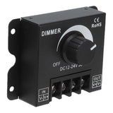 30A LED Dimmer PWM Unicolor Single Channel Adjustable Dimming Controller DC 12V‑24V In Australia - Darrahopens
