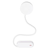 LED Desk Lamp with Gooseneck Night Light 3 Color Stepless Dimming Foldable Eye Protection Lamp USB ChargingWhite In Australia - Darrahopens