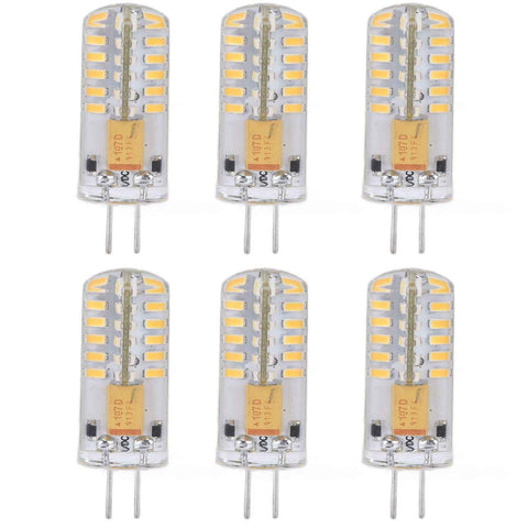 6Pcs LED Bulb Easy Install Light Transmission Uniform Light Output Color Bulb for Party Home 12VWarm White In Australia - Darrahopens