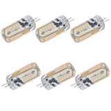 6Pcs LED Bulb Easy Install Light Transmission Uniform Light Output Color Bulb for Party Home 12VWarm White
