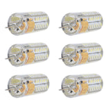 6Pcs LED Bulb Easy Install Light Transmission Uniform Light Output Color Bulb for Party Home 12VPure White