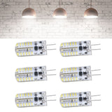 6Pcs LED Bulb Easy Install Light Transmission Uniform Light Output Color Bulb for Party Home 12VPure White