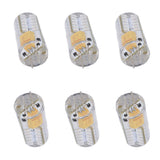 6Pcs LED Bulb Easy Install Light Transmission Uniform Light Output Color Bulb for Party Home 12VRed