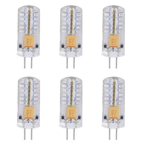 6Pcs LED Bulb Easy Install Light Transmission Uniform Light Output Color Bulb for Party Home 12VGreen