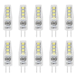 10Pcs G4 8LED Light 2835 Lamp Chips 2W 360 Angle PC Lamp Bulb for Home Office 220VWhite Light In Australia - Darrahopens