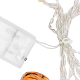 10LED Pumpkin String Lights Battery Operated Halloween Decorative Lamp for Home Yard Festival Party