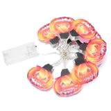 10LED Hollow Pumpkin String Lights Indoor Outdoor Halloween Festival Party Decoration Warm Light In Australia - Darrahopens