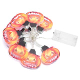 10LED Hollow Pumpkin String Lights Indoor Outdoor Halloween Festival Party Decoration Warm Light In Australia - Darrahopens