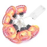 10LED Hollow Pumpkin String Lights Indoor Outdoor Halloween Festival Party Decoration Warm Light