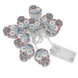 10LED Skull String Lights Halloween String Lights for Festival Party Holiday Decoration Battery Operated In Australia - Darrahopens