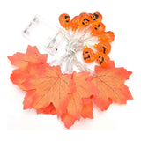LED String Light Autumn Pumpkin Red Maple Leaves String Light with 20LEDs for Indoor Outdoor In Australia - Darrahopens