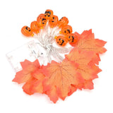 LED String Light Autumn Pumpkin Red Maple Leaves String Light with 20LEDs for Indoor Outdoor In Australia - Darrahopens