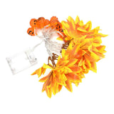 LED String Light Yellow Maple Leaves Pumpkin Grimace Design Ambient Light with 20LEDs for Halloween In Australia - Darrahopens