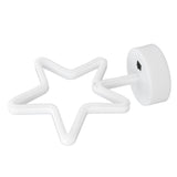 LED Desk Lamp USB Five Pointed Star Warm Light Neon Sign Bedroom Bar Holiday Decoration Light