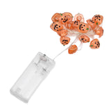 2m 20LED Pumpkin String Lights Battery Powered Decorative Lamp for Outdoor Indoor Halloween Party Haunted House In Australia - Darrahopens