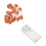 2m 20LED Pumpkin String Lights Battery Powered Decorative Lamp for Outdoor Indoor Halloween Party Haunted House In Australia - Darrahopens