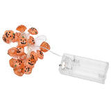 2m 20LED Pumpkin String Lights Battery Powered Decorative Lamp for Outdoor Indoor Halloween Party Haunted House