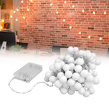 10m LED Artificial Pearl String Lamp 100LED Decorative Spherical String Light with 2 Lighting Modes In Australia - Darrahopens