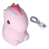 Cute Night Light Cute USB Rechargeable Silicon Lamps with 7 Color Change for Kids