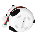 Panda Shape Tap Night Light with 7 Colors Changing USB Charging Silicone Lamp for Bedroom Children's RoomEyes Closed Pattern