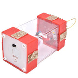 4.7in Christmas Hanging LED Lantern Santa Claus Desktop Night Light Indoor Decoration Ornament Warm Light