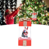 4.7in Christmas Hanging LED Lantern Santa Claus Desktop Night Light Indoor Decoration Ornament Warm Light