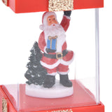 4.7in Christmas Hanging LED Lantern Santa Claus Desktop Night Light Indoor Decoration Ornament Warm Light
