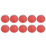 4 Inch Red Paper Lanterns Decorative Round Chinese Lanterns for Birthday Weddings In Australia - Darrahopens