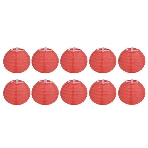 4 Inch Red Paper Lanterns Decorative Round Chinese Lanterns for Birthday Weddings In Australia - Darrahopens