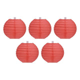 4 Inch Red Paper Lanterns Decorative Round Chinese Lanterns for Birthday Weddings In Australia - Darrahopens