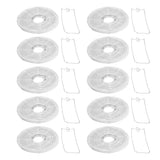 10 Pcs Paper Lanterns 8 Inch Pure White Hand Painted Round Paper Lanterns Birthday Halloween Family Party Decoration In Australia - Darrahopens