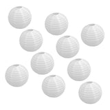 10 Pcs Paper Lanterns 8 Inch Pure White Hand Painted Round Paper Lanterns Birthday Halloween Family Party Decoration In Australia - Darrahopens